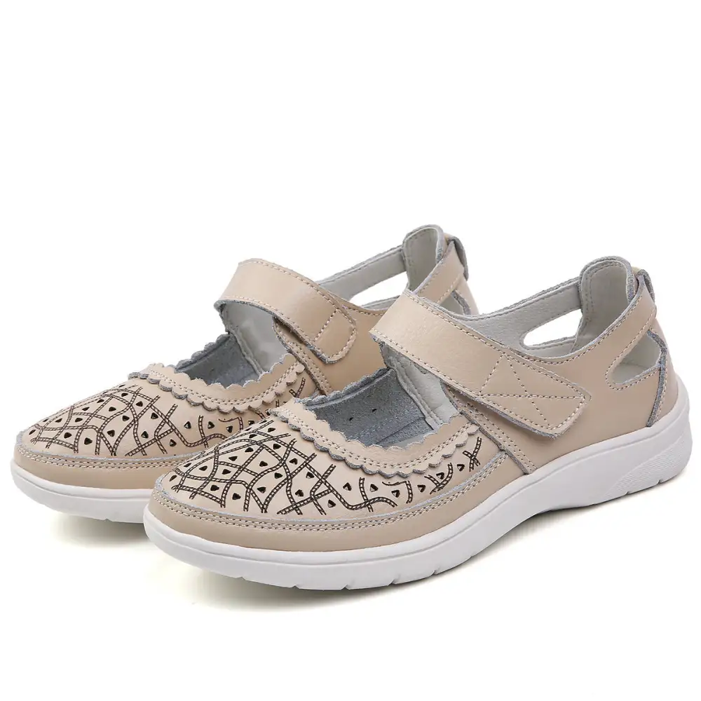 Cilool Cutout Comfort Soft Sole Casual Shoes