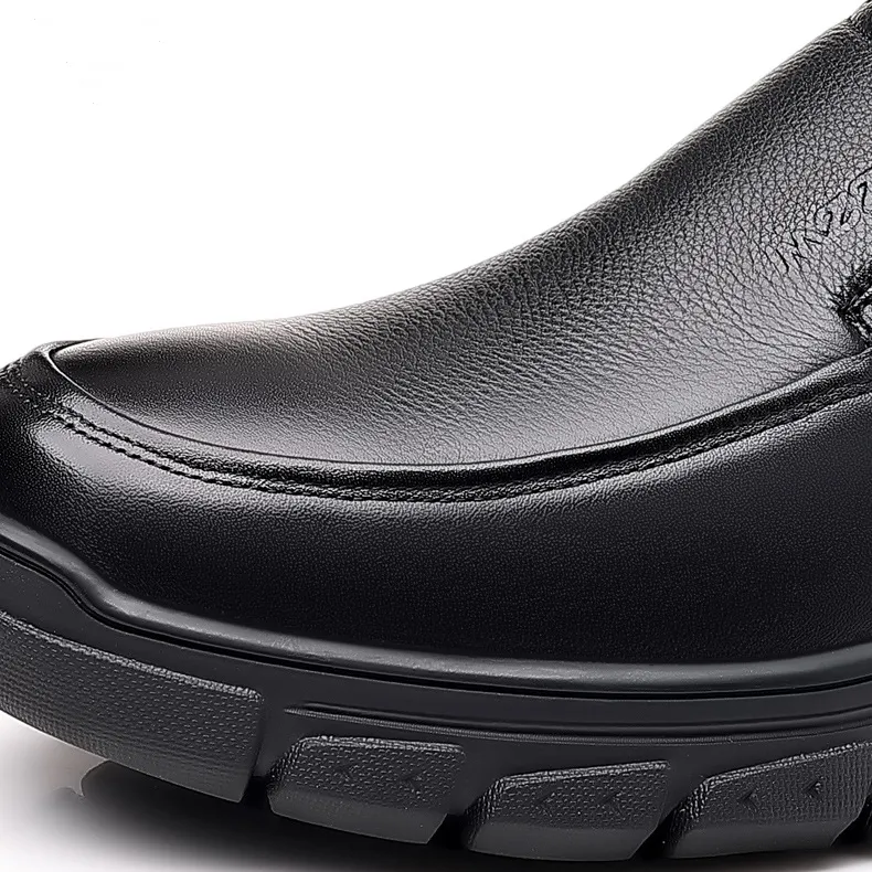 Orthopedic Surgeon Recommends Men's Leather Comfort Loafers - Arch Support Improves Foot Health & Reduces Pain