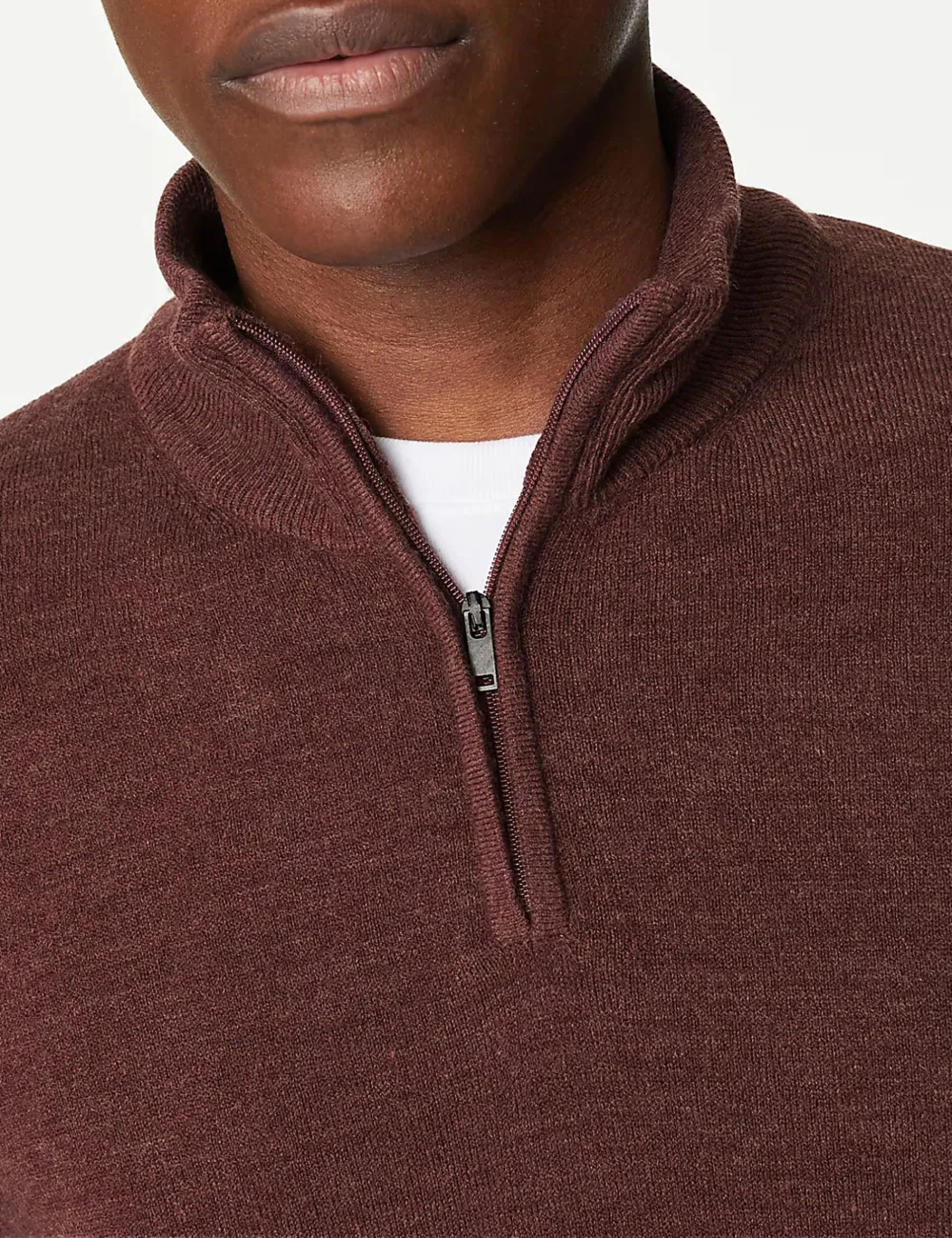 Cashmilon Half Zip Jumper