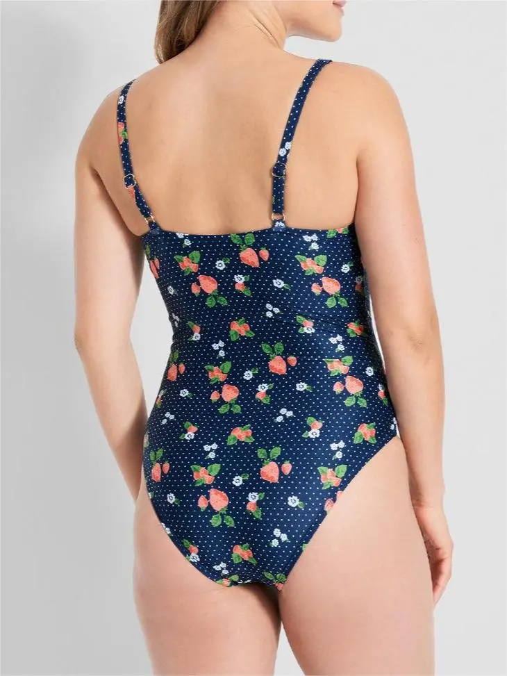 Floral Sexy One Piece Bathing Suit for Women