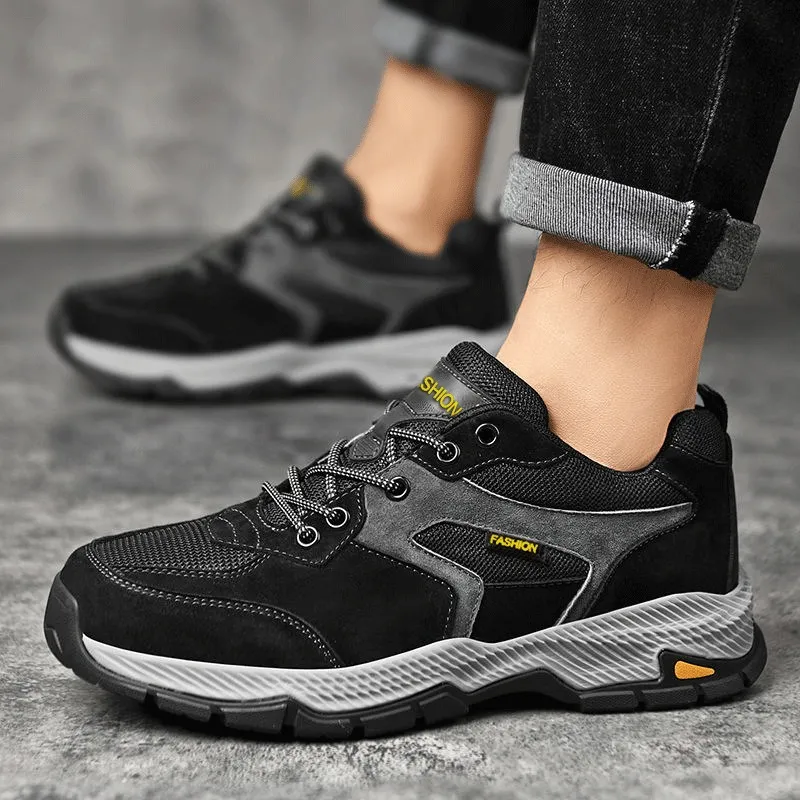 🔥Last Day Promotion 70% OFF 🎁 Men's Casual Leather Good Arch Support & Non-slip Outdoor Breathable Walking Shoes - 2052