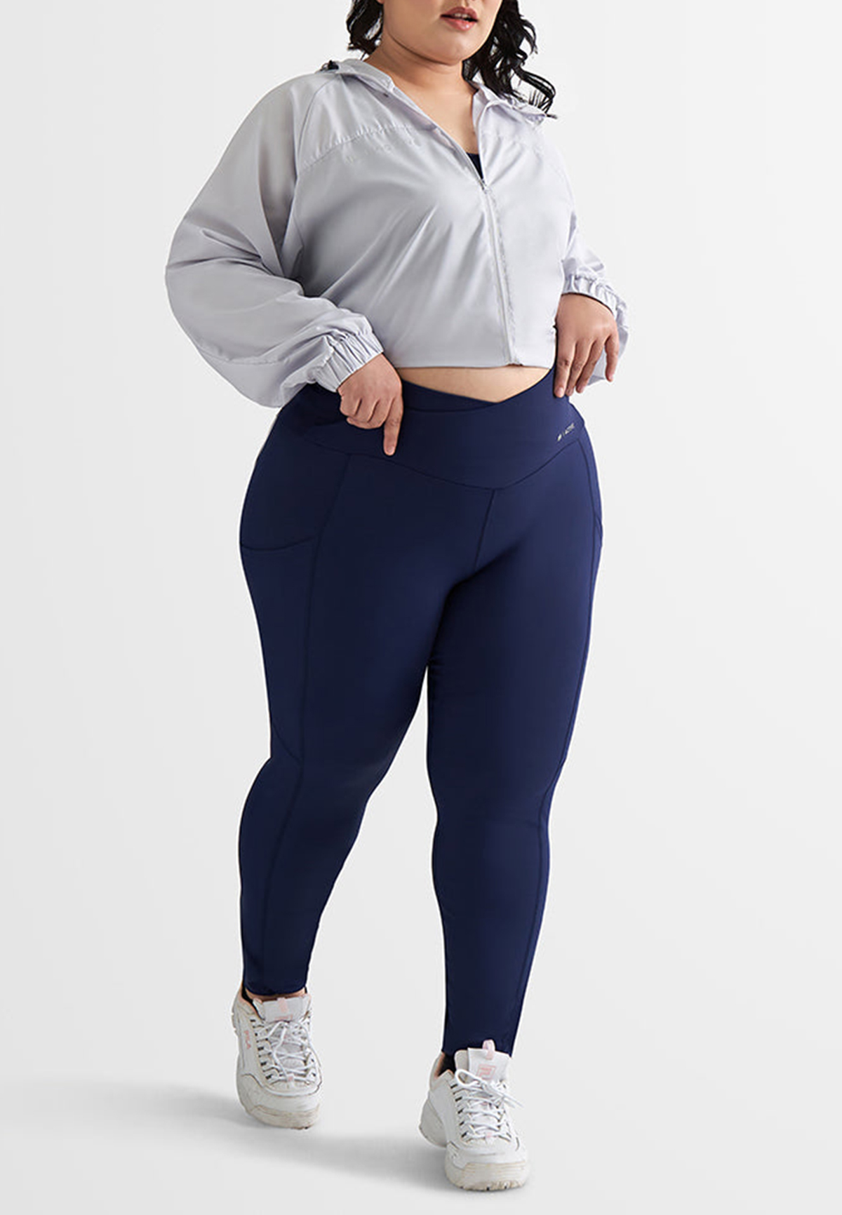 Cross Over Waist Active Leggings