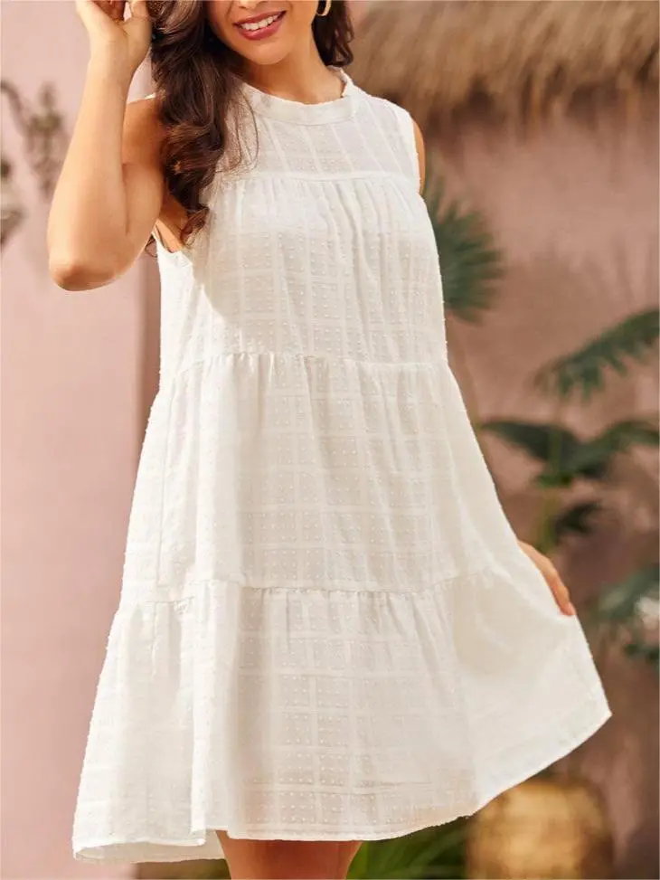 Garden Glamour Sleeveless Shift Dress