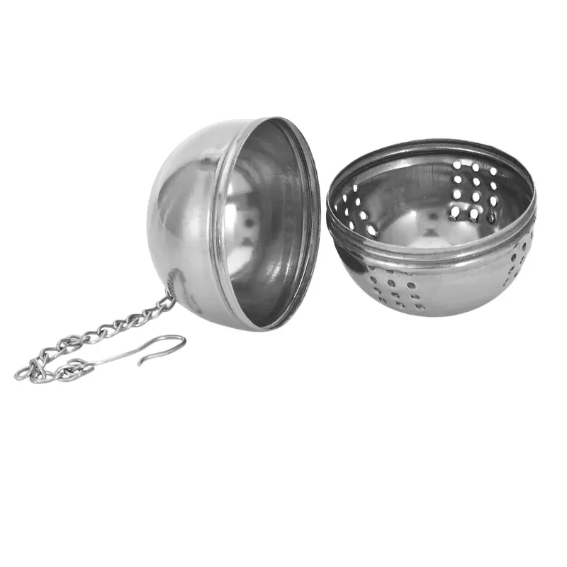 Stainless Steel Teakettles Infuser Strainer Egg Shaped Tea Locking Spice Ball