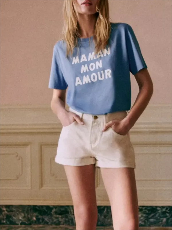 Cheap Maman Mon Amour T-Shirt