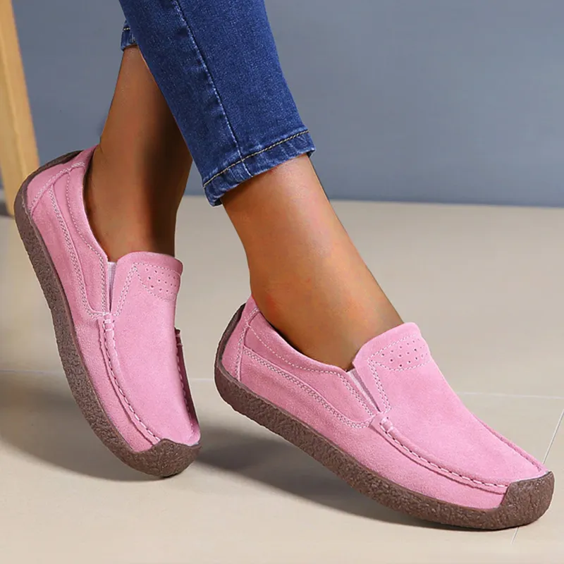 CiloolSlip on loafers - Stylish casual sports flat bean snail shoes