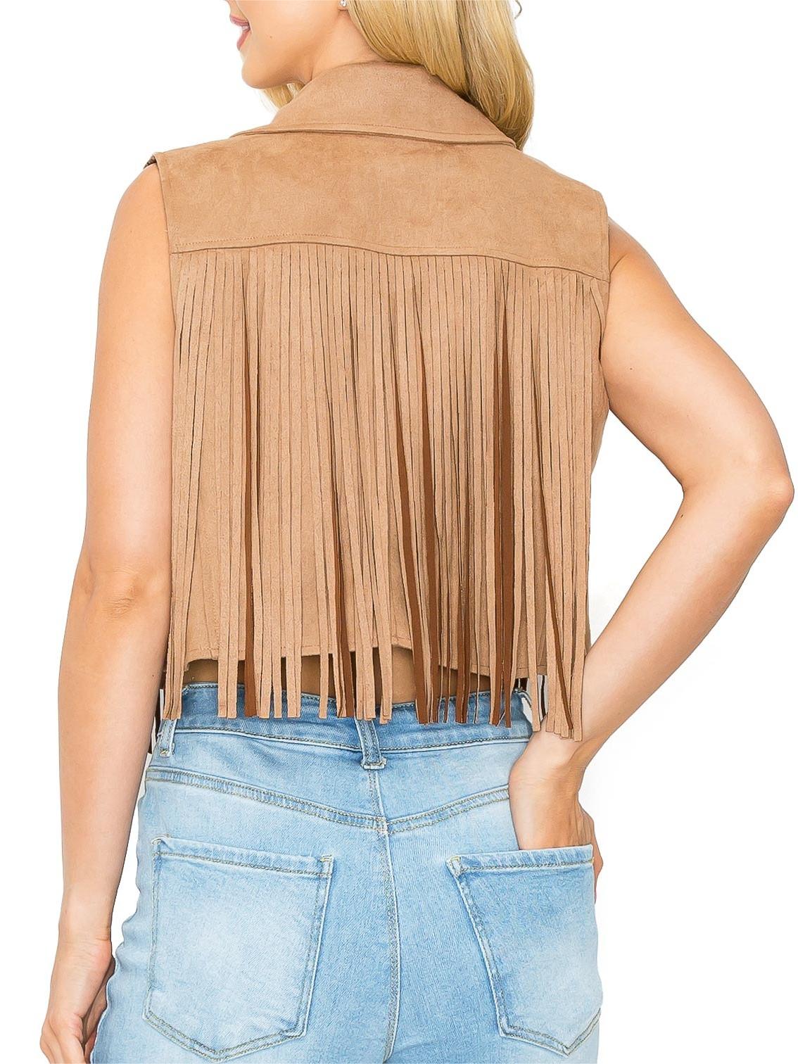 Old West Fringe Vest