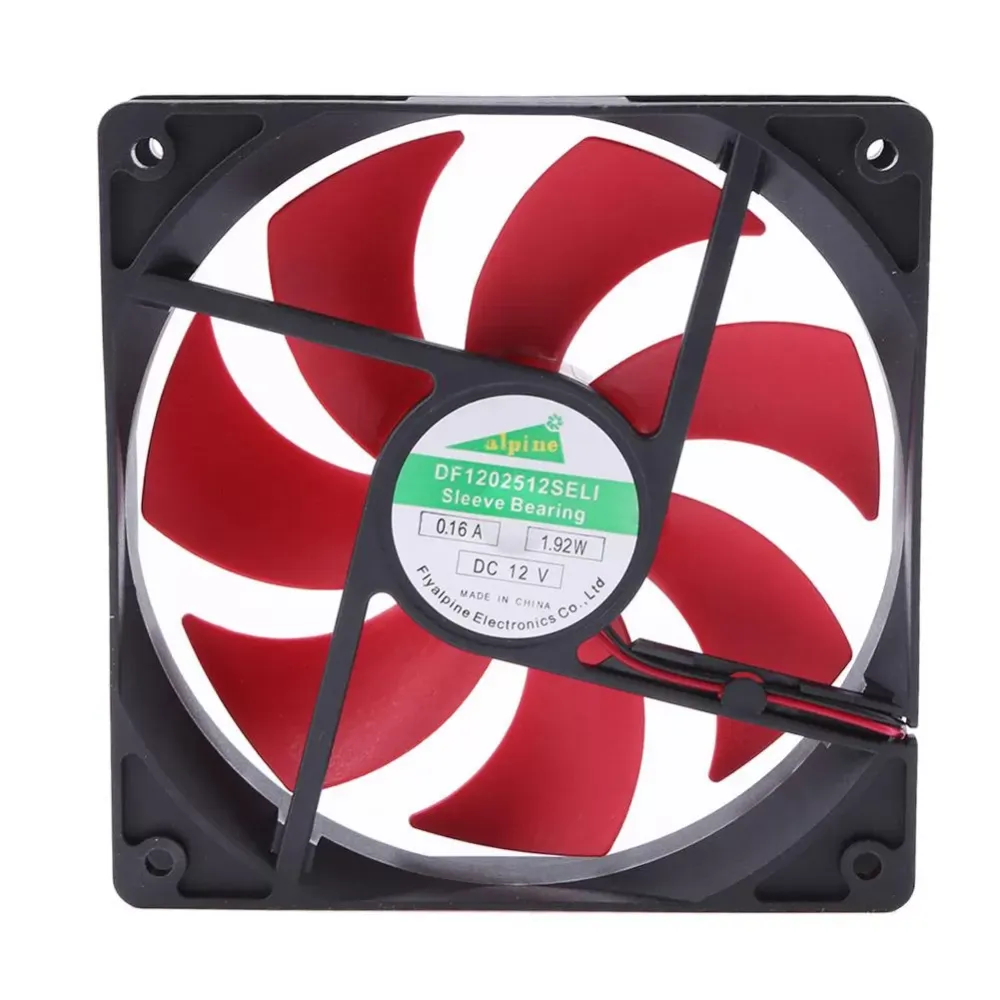 12cm 120mm DC12V 1800R 120x120x25mm 2Pin Cooling Fan for PC