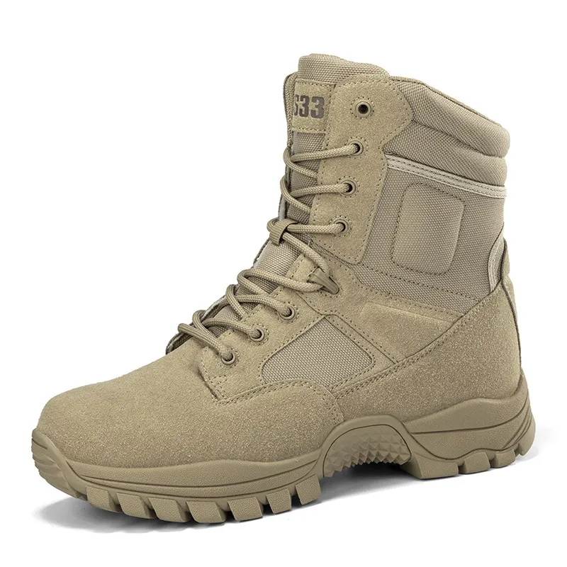 Men's Outdoor Waterproof Non-Slip Tactical Research Boots Work Winter Boots (Durability Upgrade)