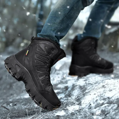 Men's Military Combat Boots Waterproof Slip Resistant Puncture Resistant Hiking Boots - Protect Your Feet in the Outdoors