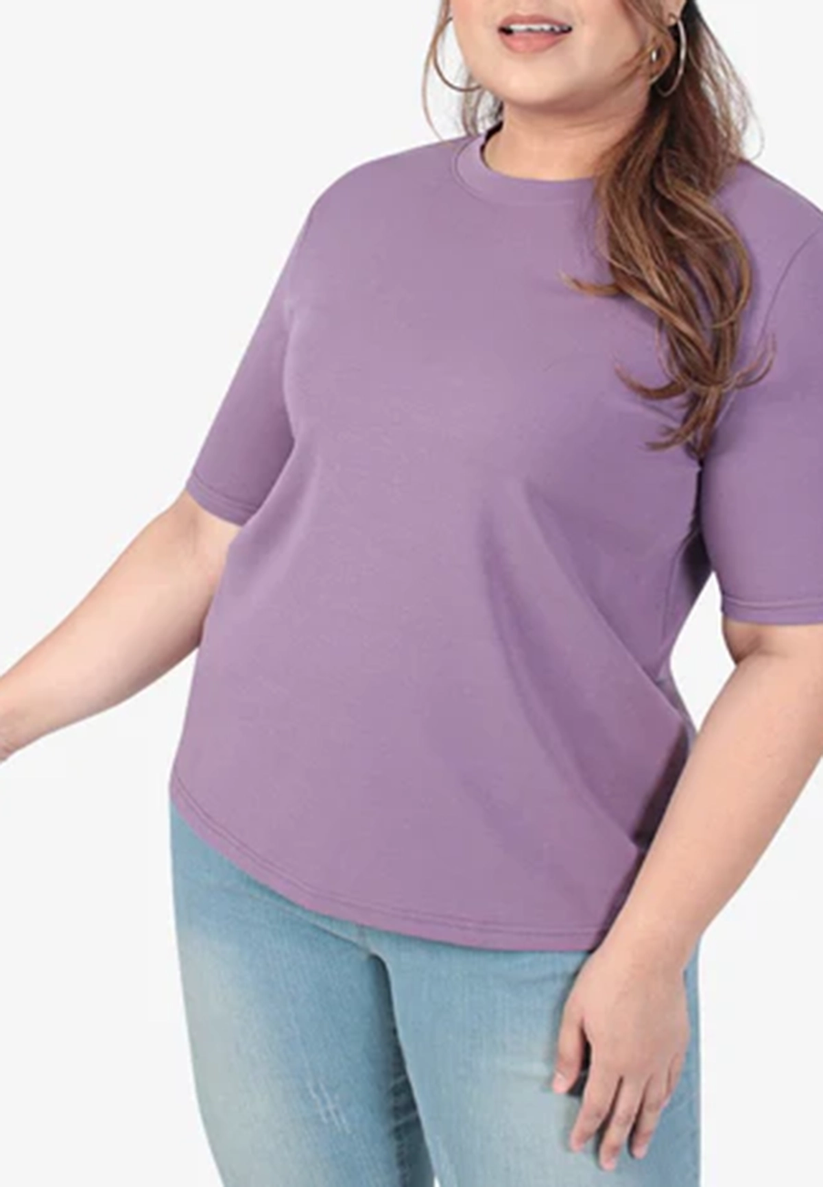 Casual solid color t-shirts