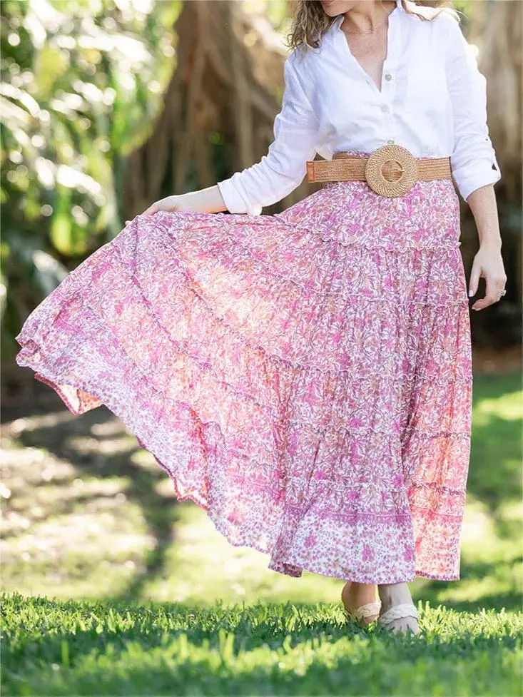 Sundance Maxi Skirt / Blossom