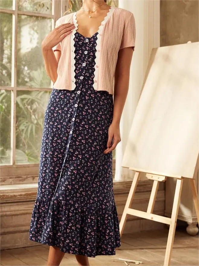 Party on the Prairie Grounds Midi Dress