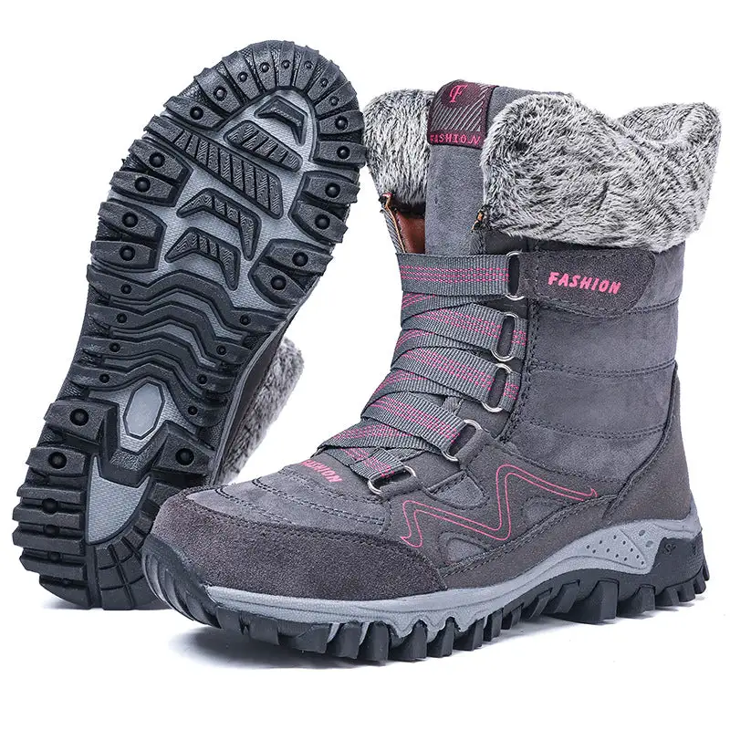 Super Warm Snow Boots Women Winter Work Casual Shoes