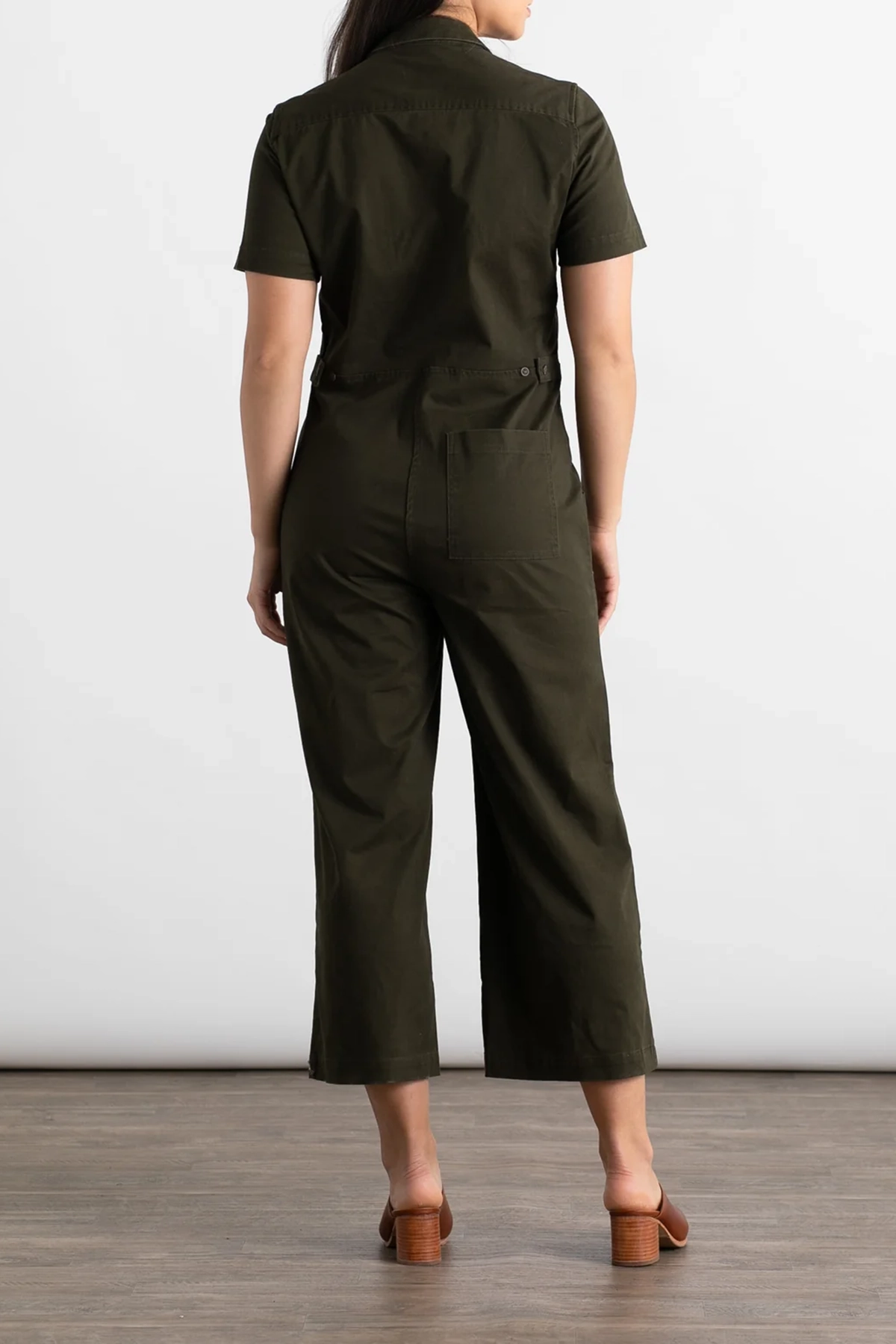 The Lou Utility V-neck Jumpsuit