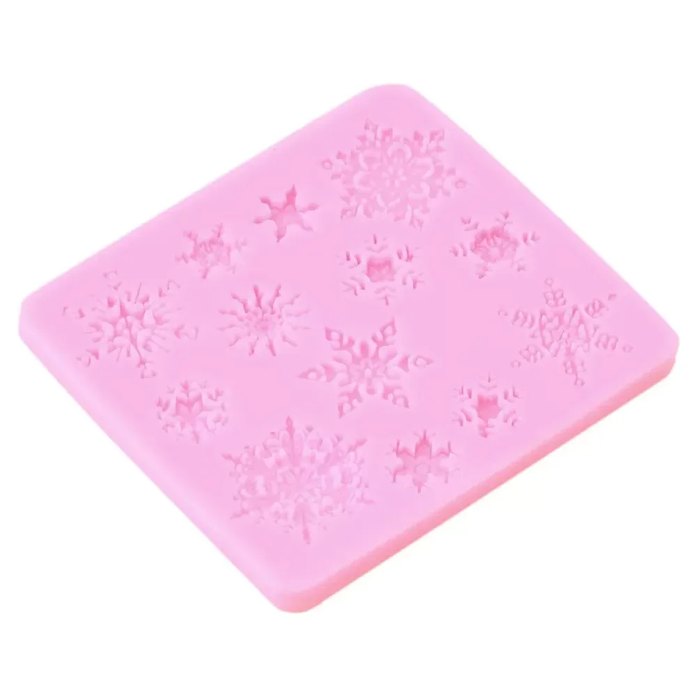 Snowflake Cake Decoration Mould Silicone Lace Mold Fondant Tools Silicone Cake Molds Styling Tools Bakeware