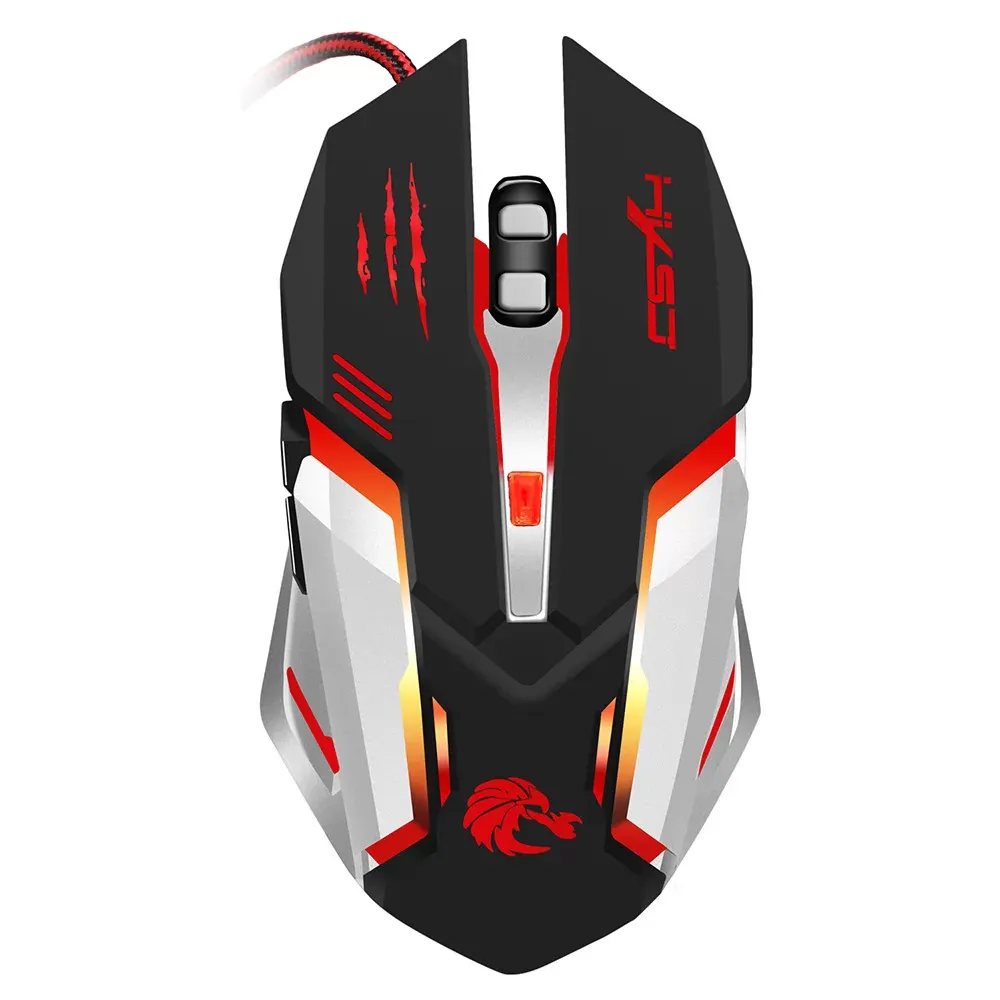 2.4G Adjustable 7 Buttons Optical USB Wired Gaming Game Mouse for Pc Gaming Office Entertainment Laptop Accessories