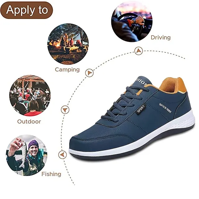 🔥Last Day Sale 60% OFF🔥 - Men Arch Support & Breathable and Light & Non-Slip Shoes - Comfy Casual Walking Orthopedic Shoes