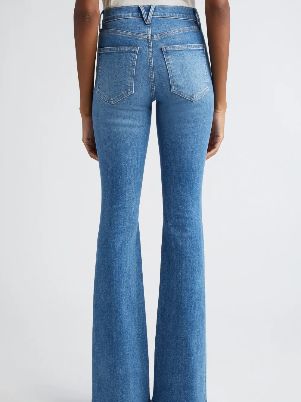 Side Chain Detail Straight Leg Jeans