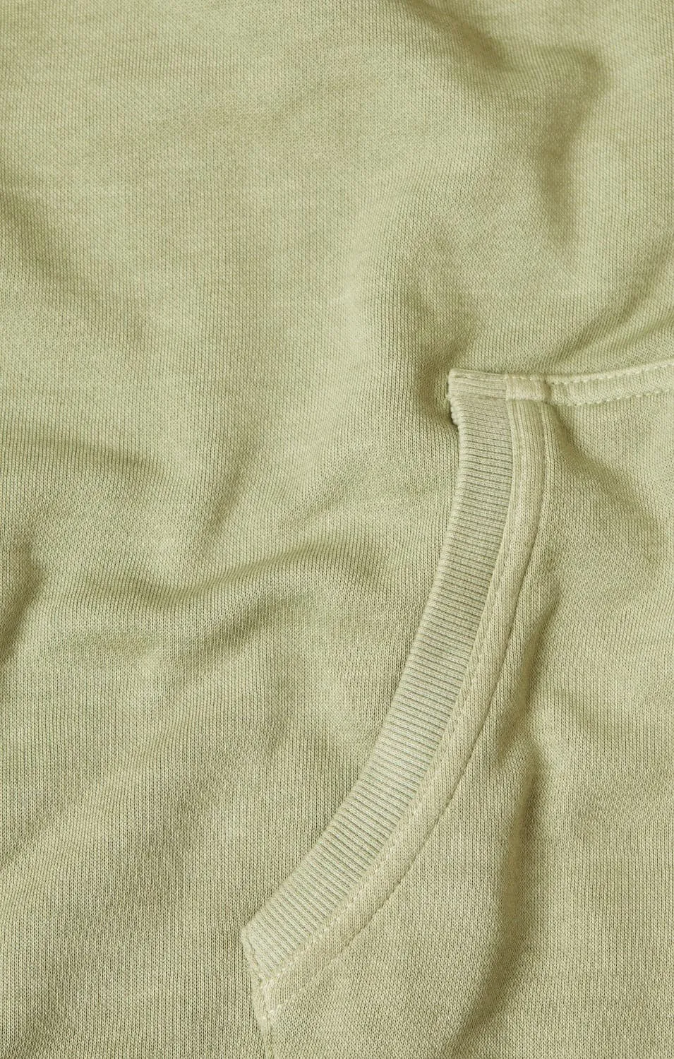 Sage Solid Garment Washed Hoodie