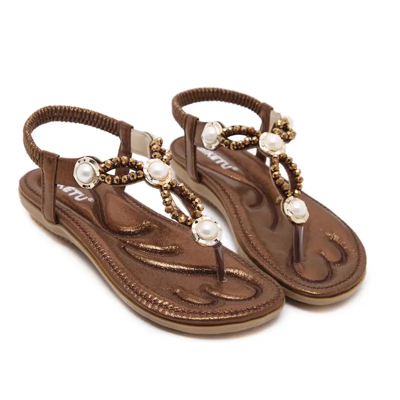 Cilool Elegant FashionCasual  Rhinestone  Sandals