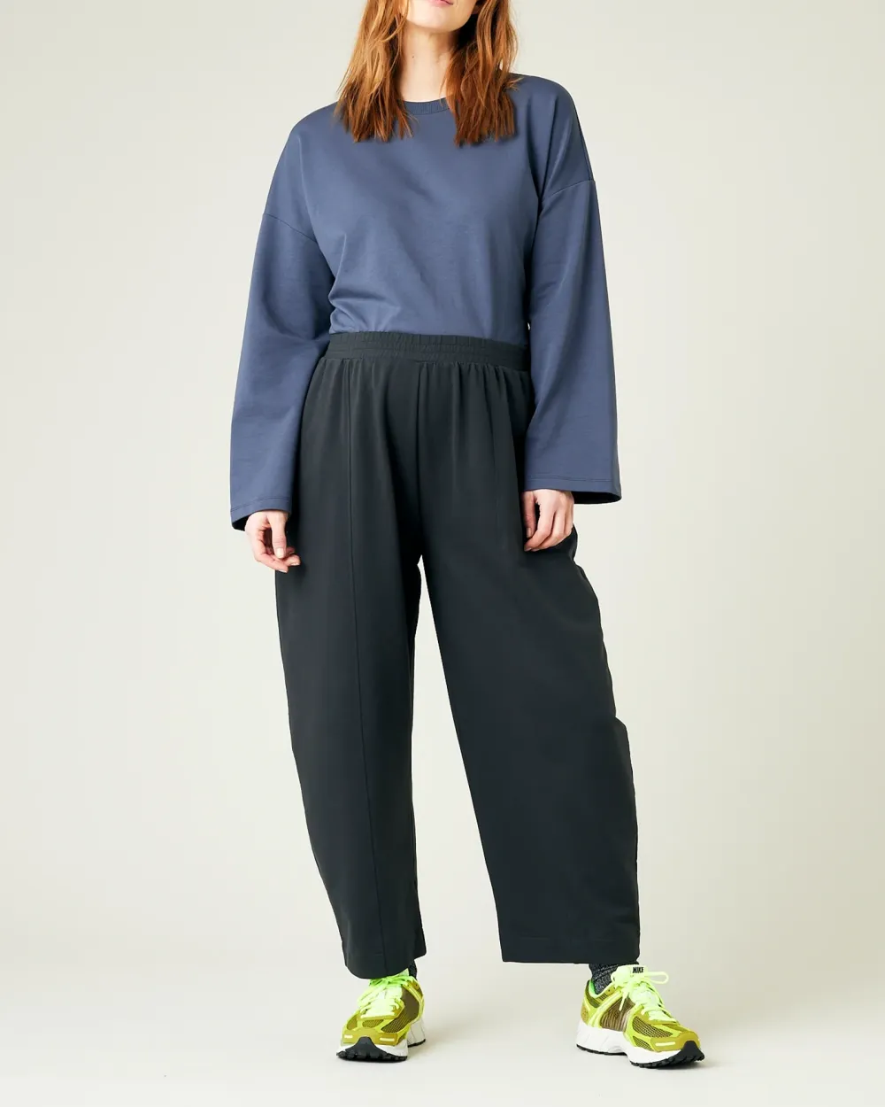 SLATE JERSEY TROUSERS