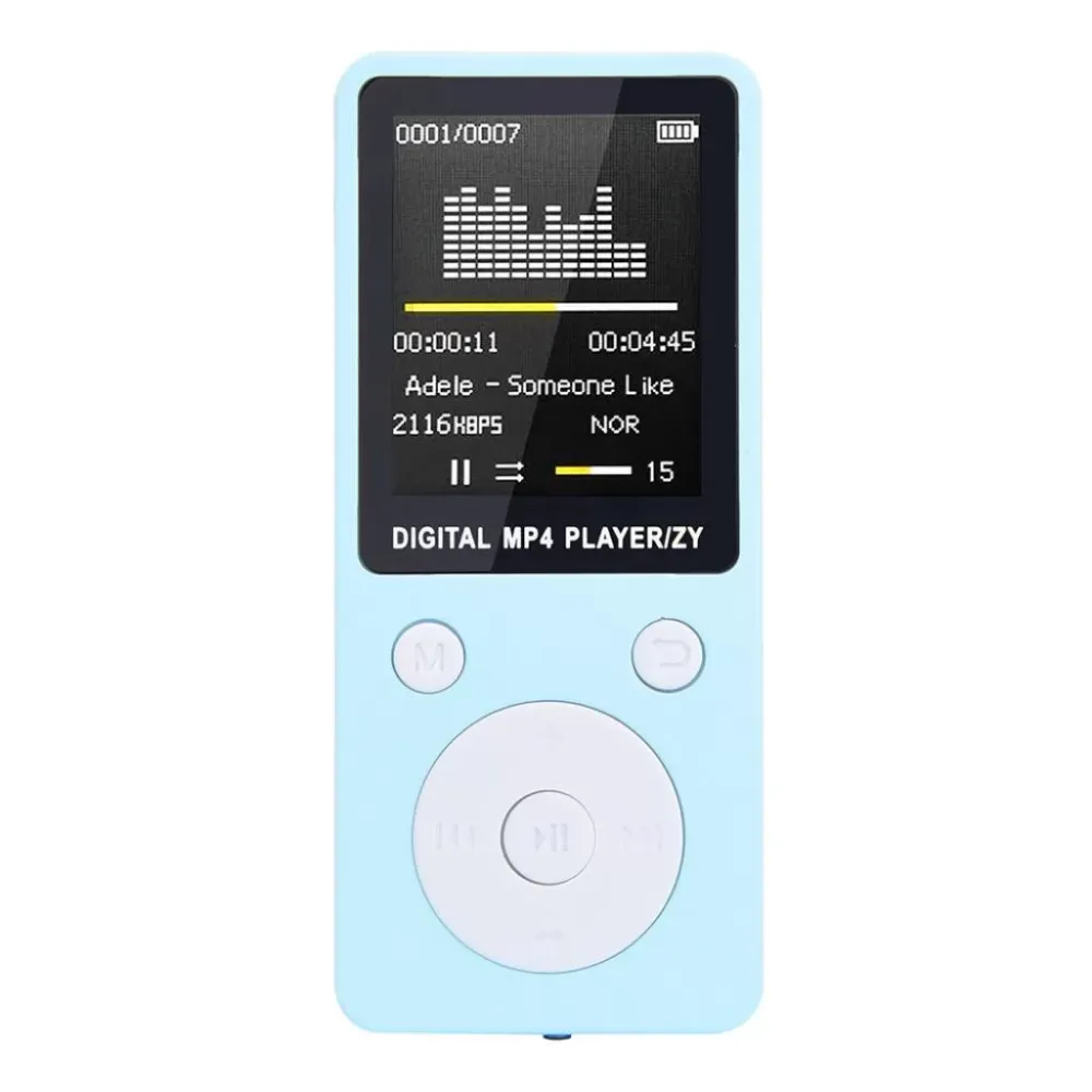 2018 Fashion Portable MP3/MP4 Lossless Sound Music Player FM Recorder USB Hi fi Music Player With sd card