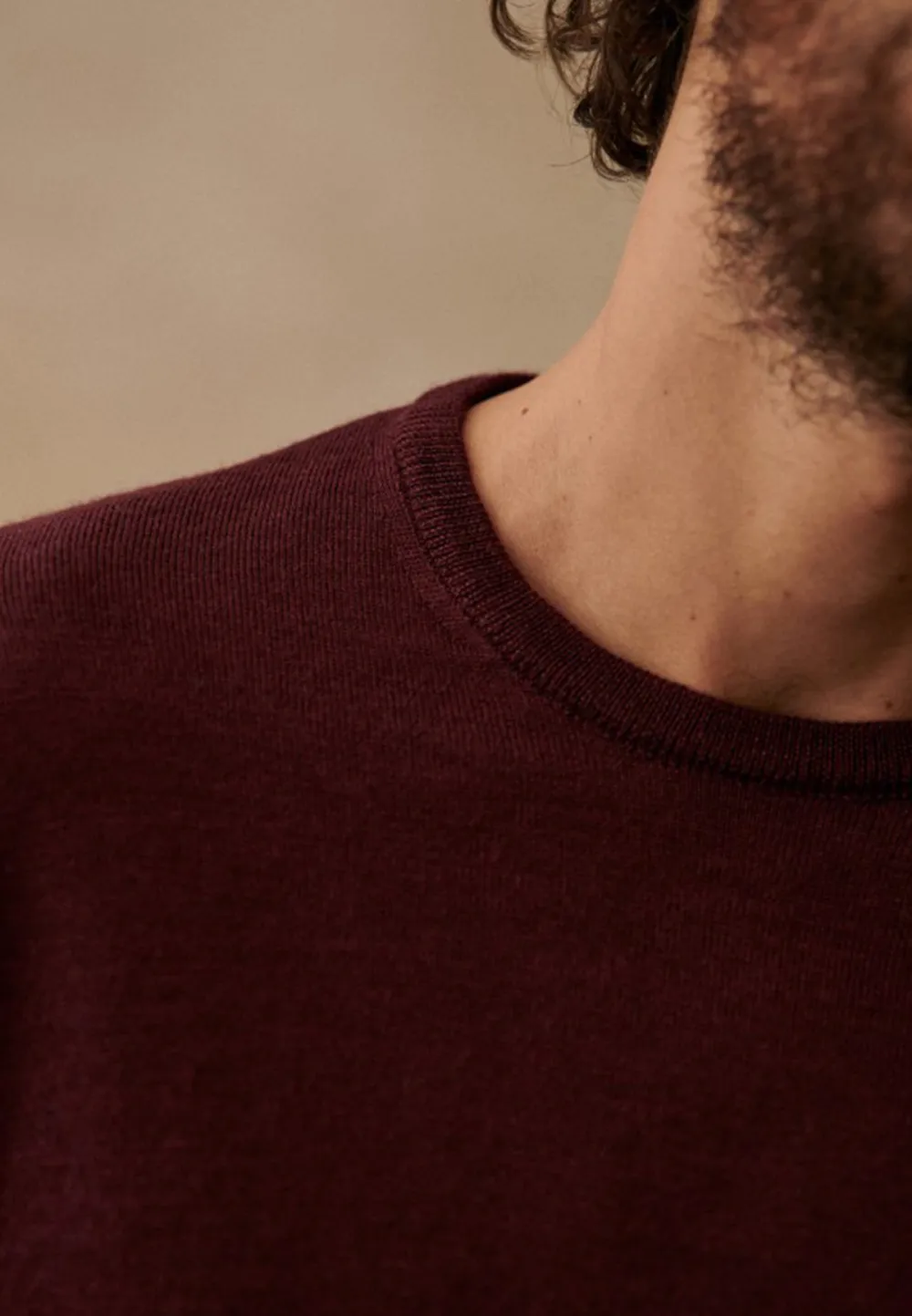 Nils Sweater-Burgundy