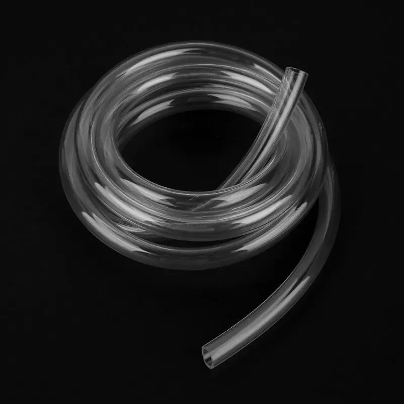 2m/6.56ft 9.5x12.7mm Transparent PVC Pipe Tube for Computer Water Cooling