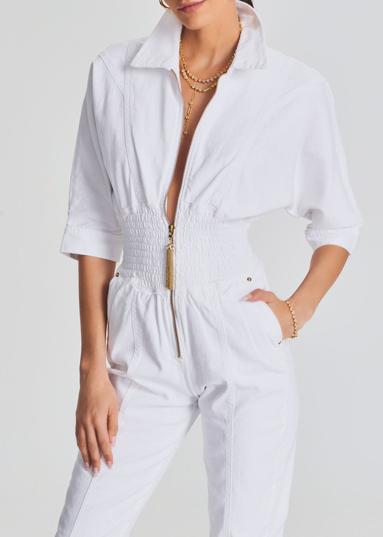 Ellis Lapel Collar Jumpsuit