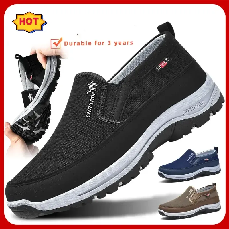 🔥LAST DAY 70% OFF🔥Men's Arch Support & Breathable and Light & Non-Slip Shoes - Proven Plantar Fasciitis, Foot and Heel Pain Relief