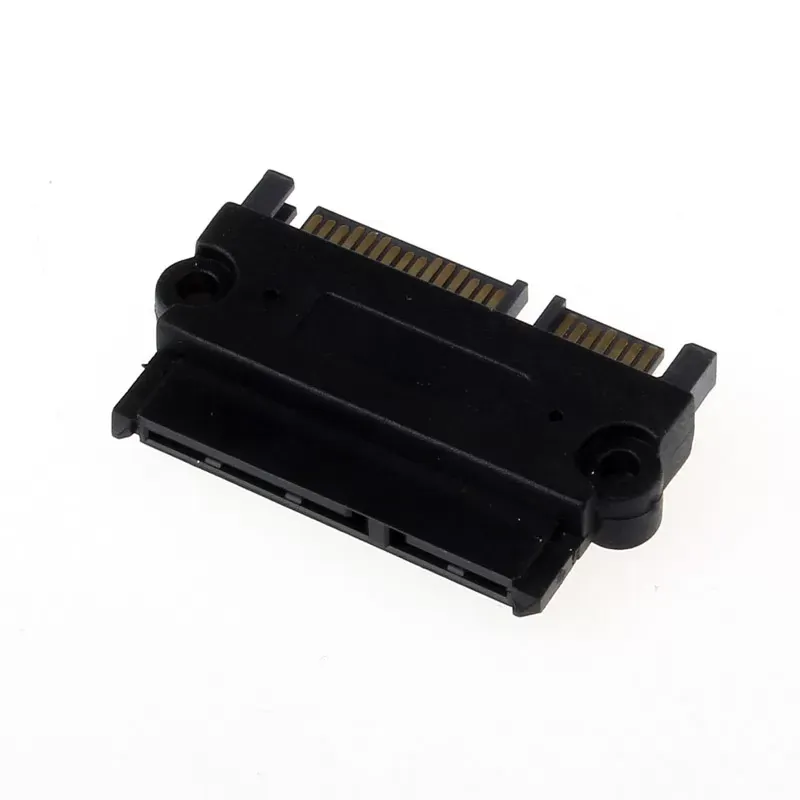 SATA 22P 7+15 Pin Male Plug To SATA 22Pin 7+15 Female Jack Convertor Adapter