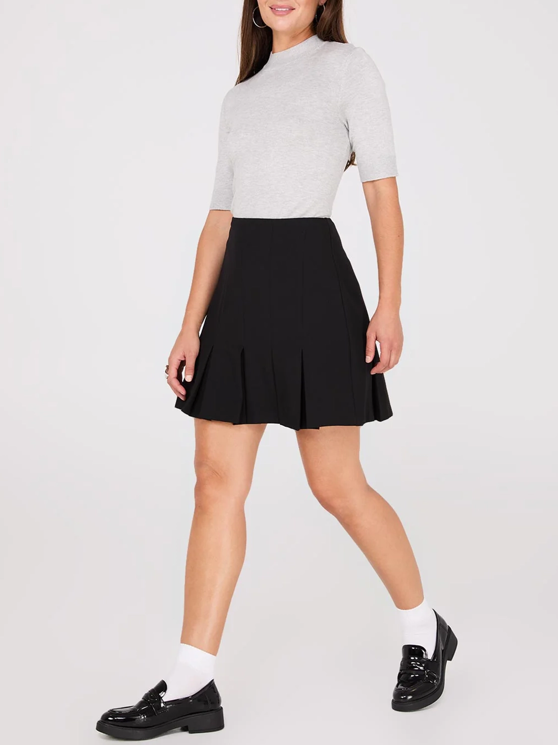 Short Pleated Skirt