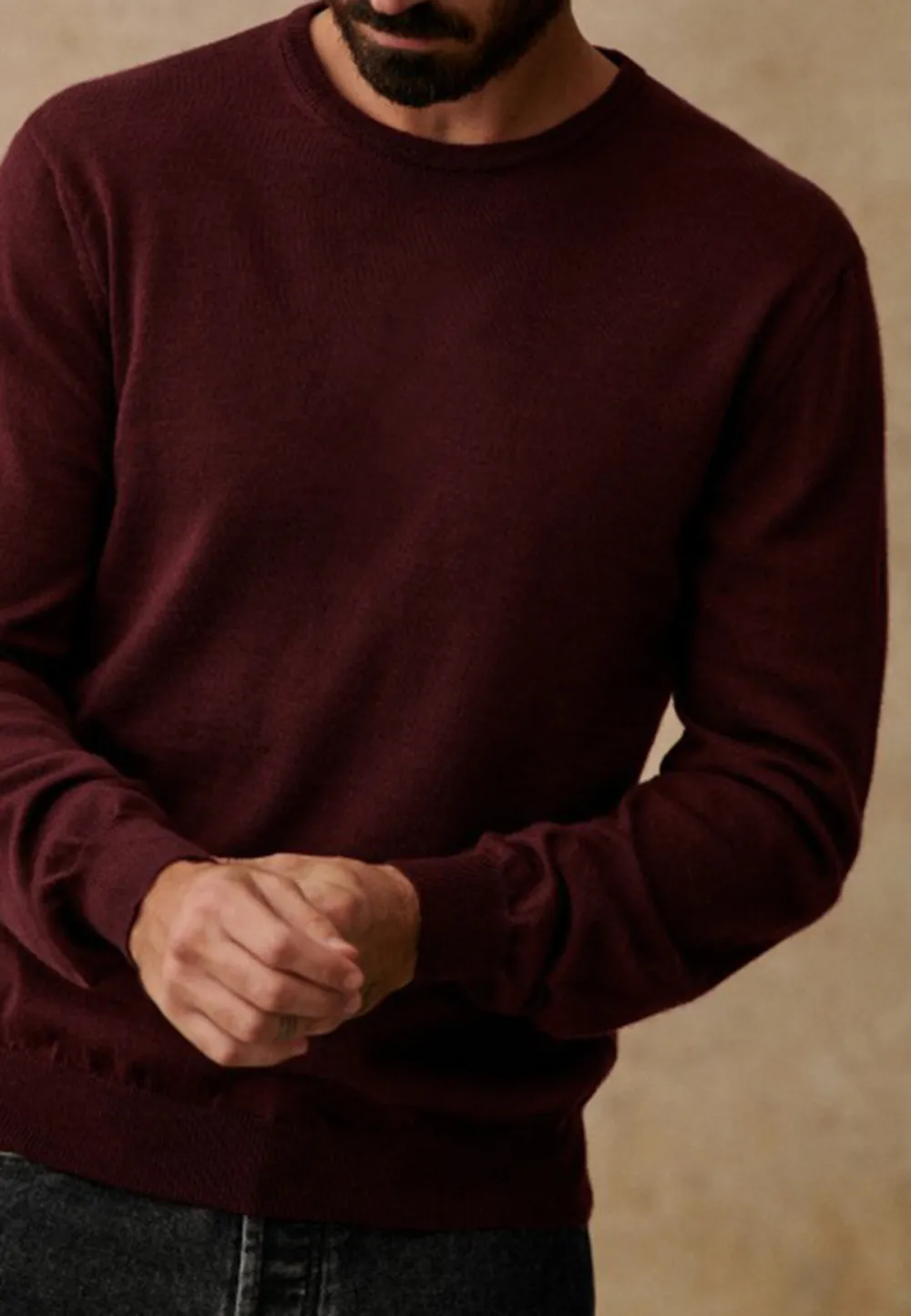 Nils Sweater-Burgundy