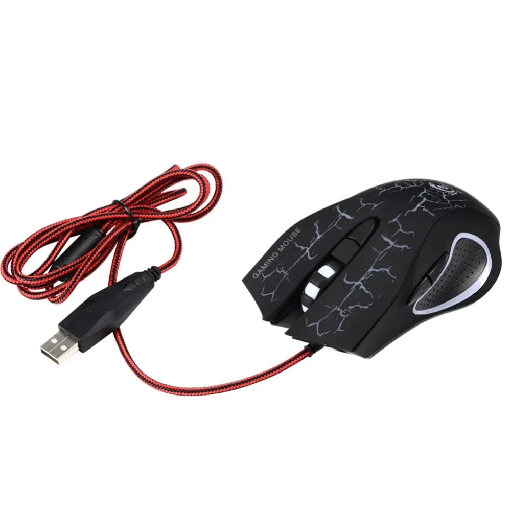 Ergonomic Wired Gaming Mouse 7 Button LED 5500DPI USB Computer Mouse Gamer Mice Silent Mause With Backlight For PC Laptop