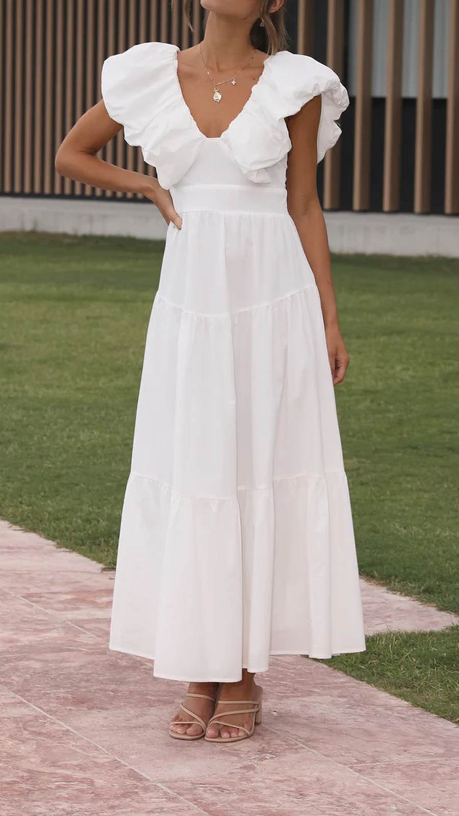 Emma Maxi Dress - White