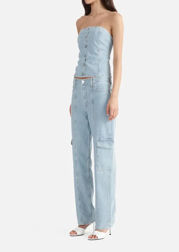 DIANA DENIM UTILITY PANT