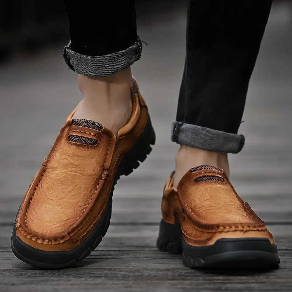 Orthopedic Specialists Recommend Men's Comfortable Orthopedic Arch Support Loafers-Ease the pain of foot disorders