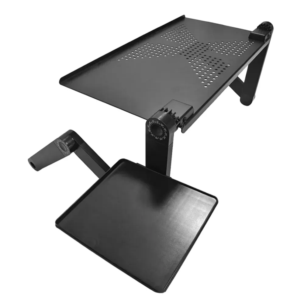 Ergonomic Laptop computer desk, adjustable laptop bed table, portable laptop workstation laptop stand reading rack, TV bed tray