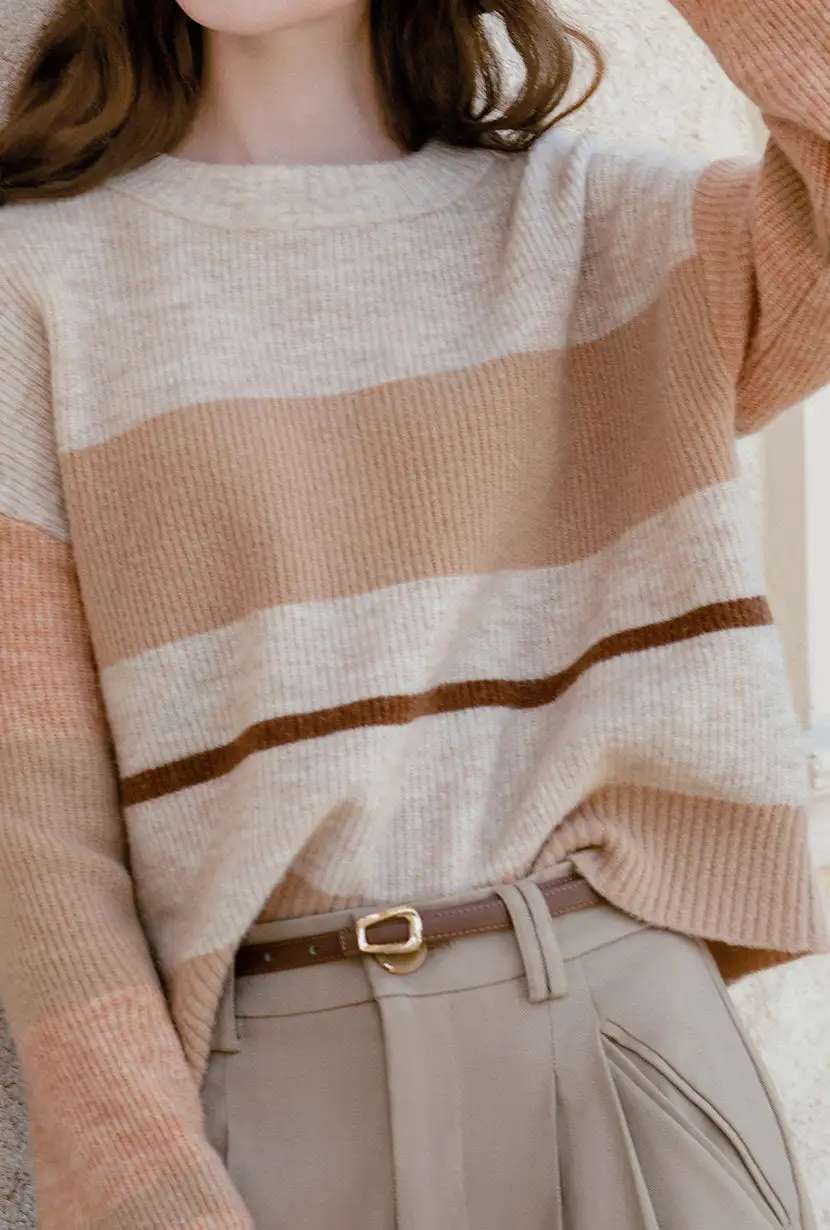 Brianna Mohair Sweater - Camel