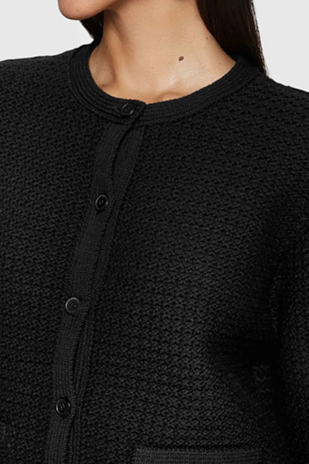 Black Wool Top