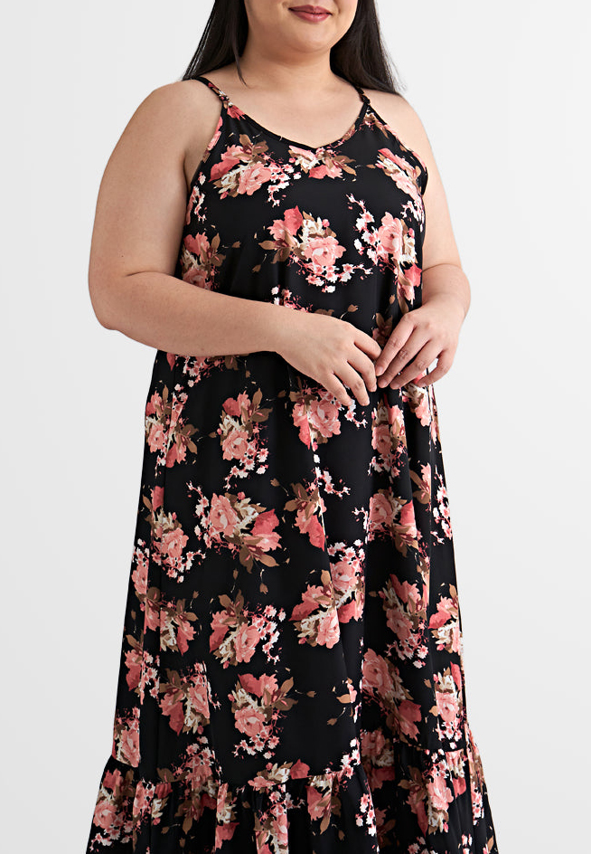 Starlet Floral Long Camisole Dress