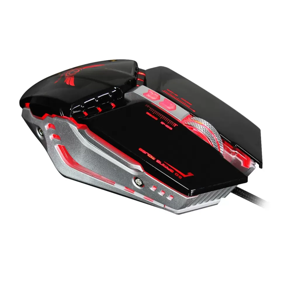 Ergonomic design 3200dpi 7-Key programmable professional game mouse, led dazzling luminous, suitable for laptop and pc