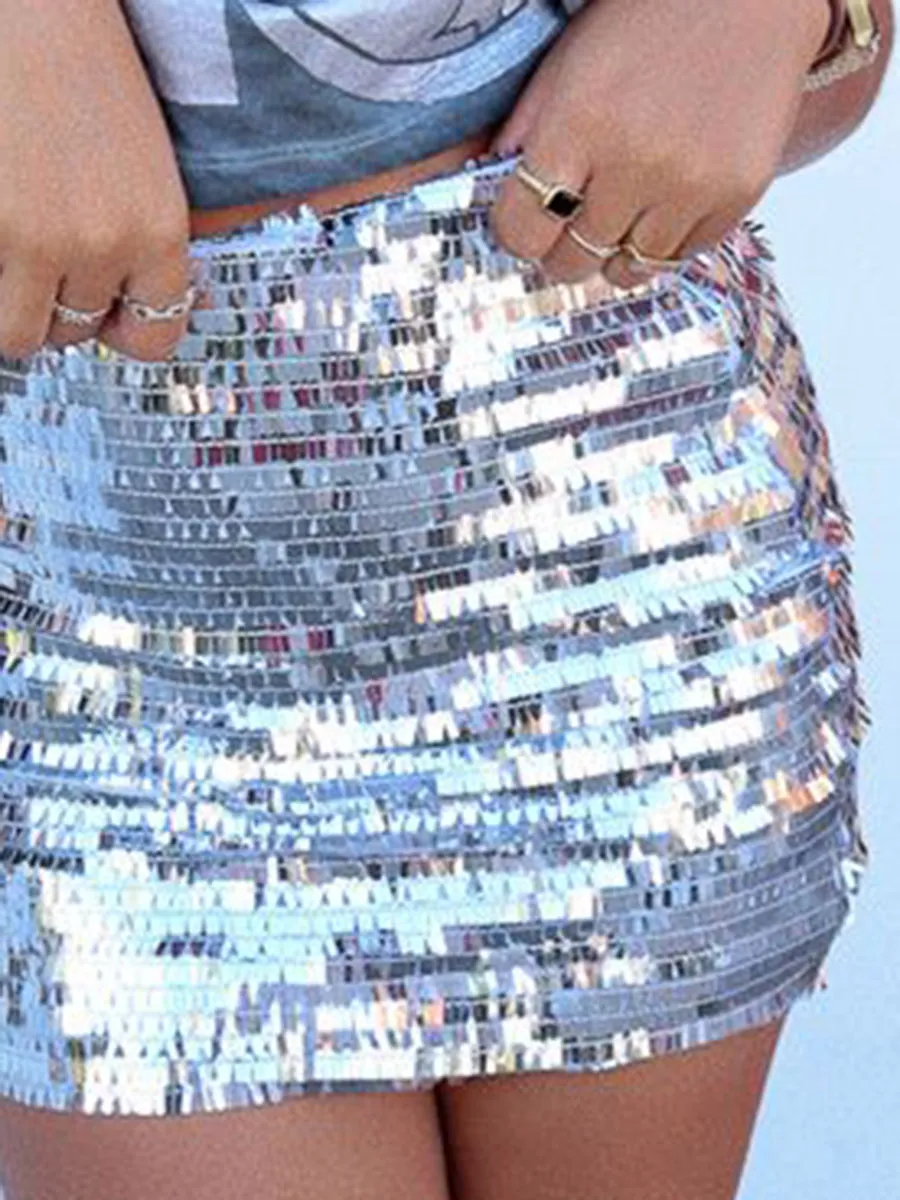 Sequin Mini Skirts