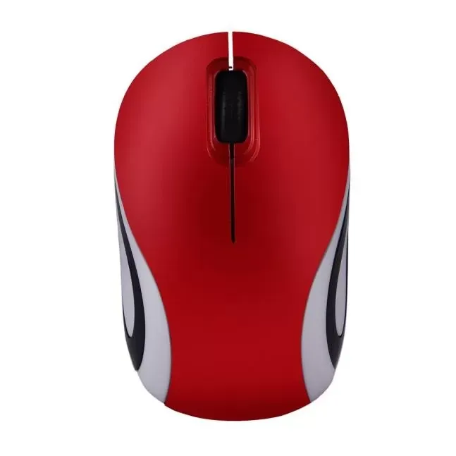 Cute Mini 2.4 GHz Wireless Optical Mouse Mice Computer Table Ergonomic Silent For PC Laptop Accessories Notebook Red