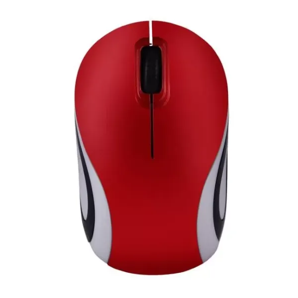 Cute Mini 2.4 GHz Wireless Optical Mouse Mice Computer Table Ergonomic Silent For PC Laptop Accessories Notebook Red