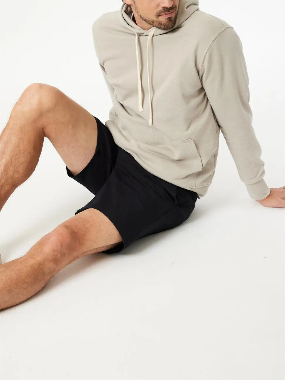 Drawstring Waist Inseam Shorts