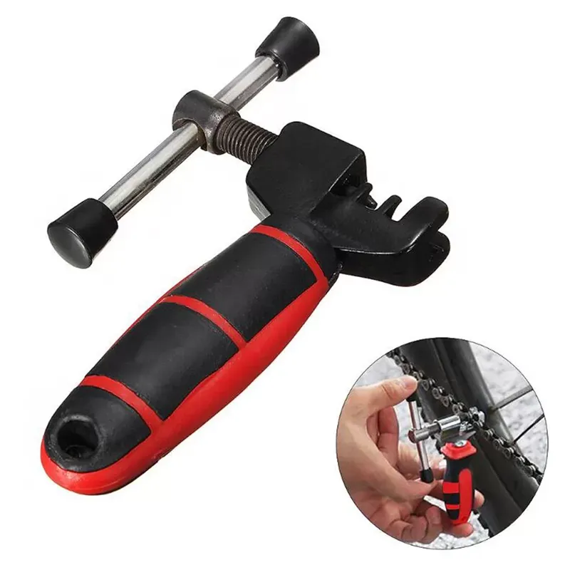 Mini Bicycle Bike Cycling Steel Cut Chain Splitter Cutter Breaker Repair Tool Two Tone Grip For Comfortable Handling