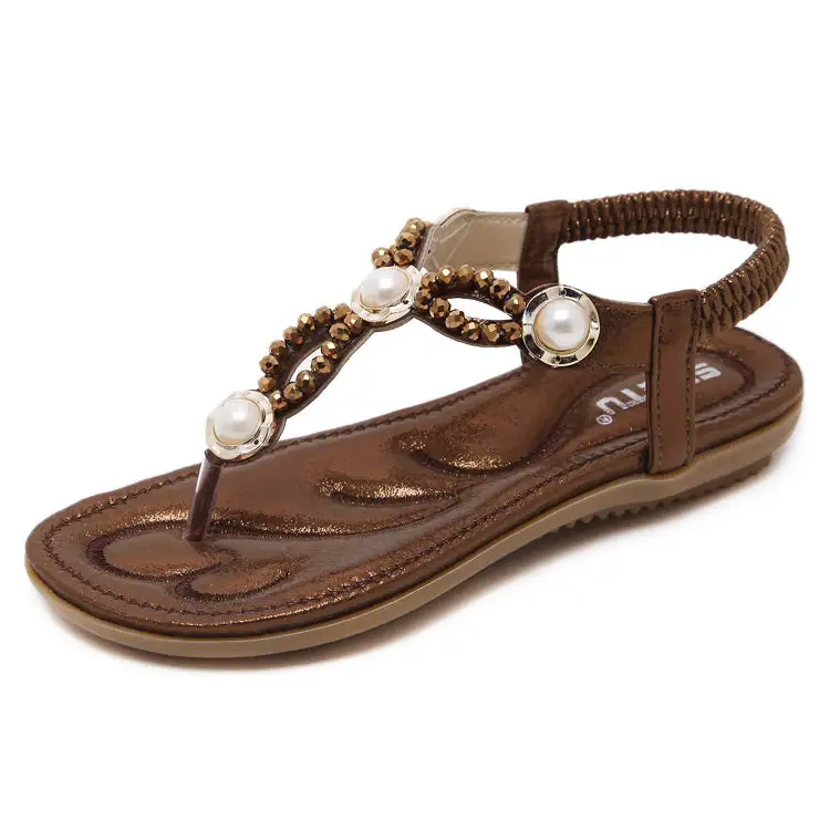 Cilool Elegant FashionCasual  Rhinestone  Sandals