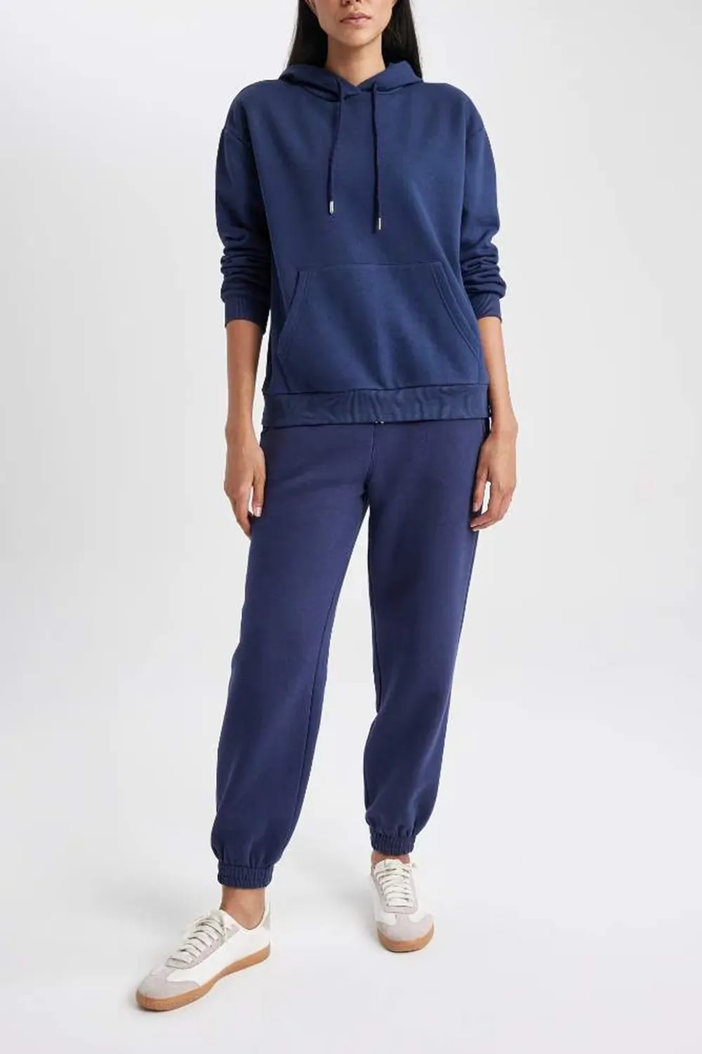 jogger With Pockets Thick Sweatshirt Fabric Trousers